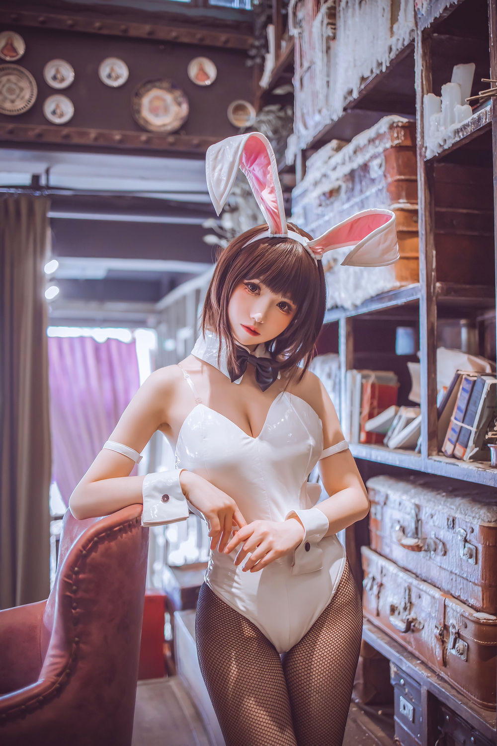 coser衣衣 No.003-加藤惠兔女郎 [51P]-道友图库