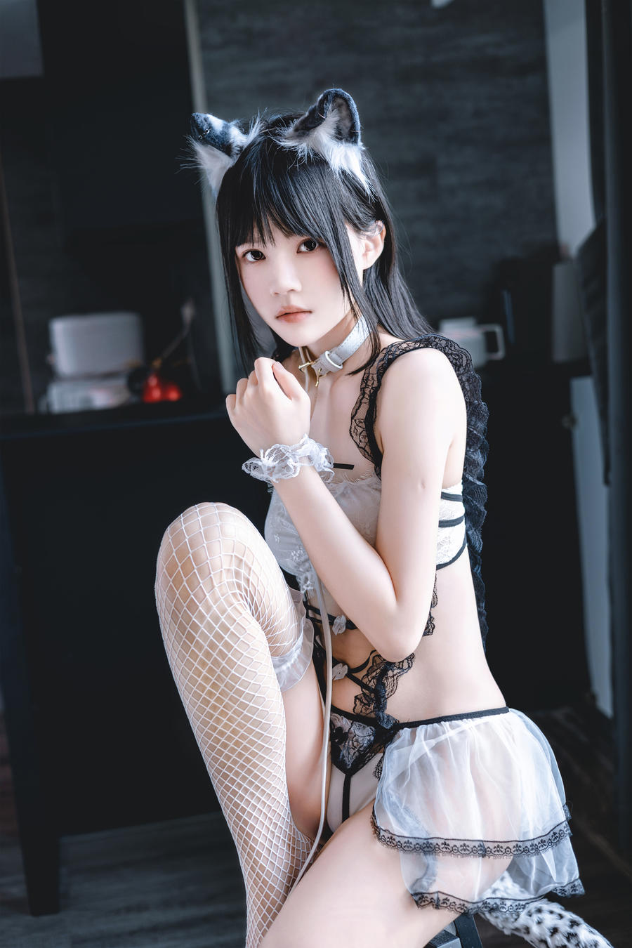 桜桃喵 No.206 – 拥豹 [69P 1V]-道友图库