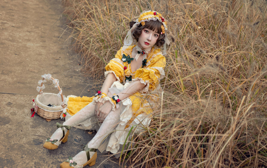 阿包也是兔娘 No.018-lolita黄裙 [12P]-道友图库