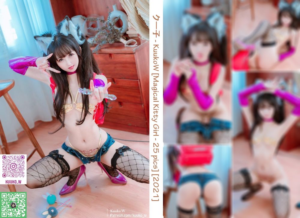 Kuuko W No.073-Magical Kitty Girl [26P]-道友图库