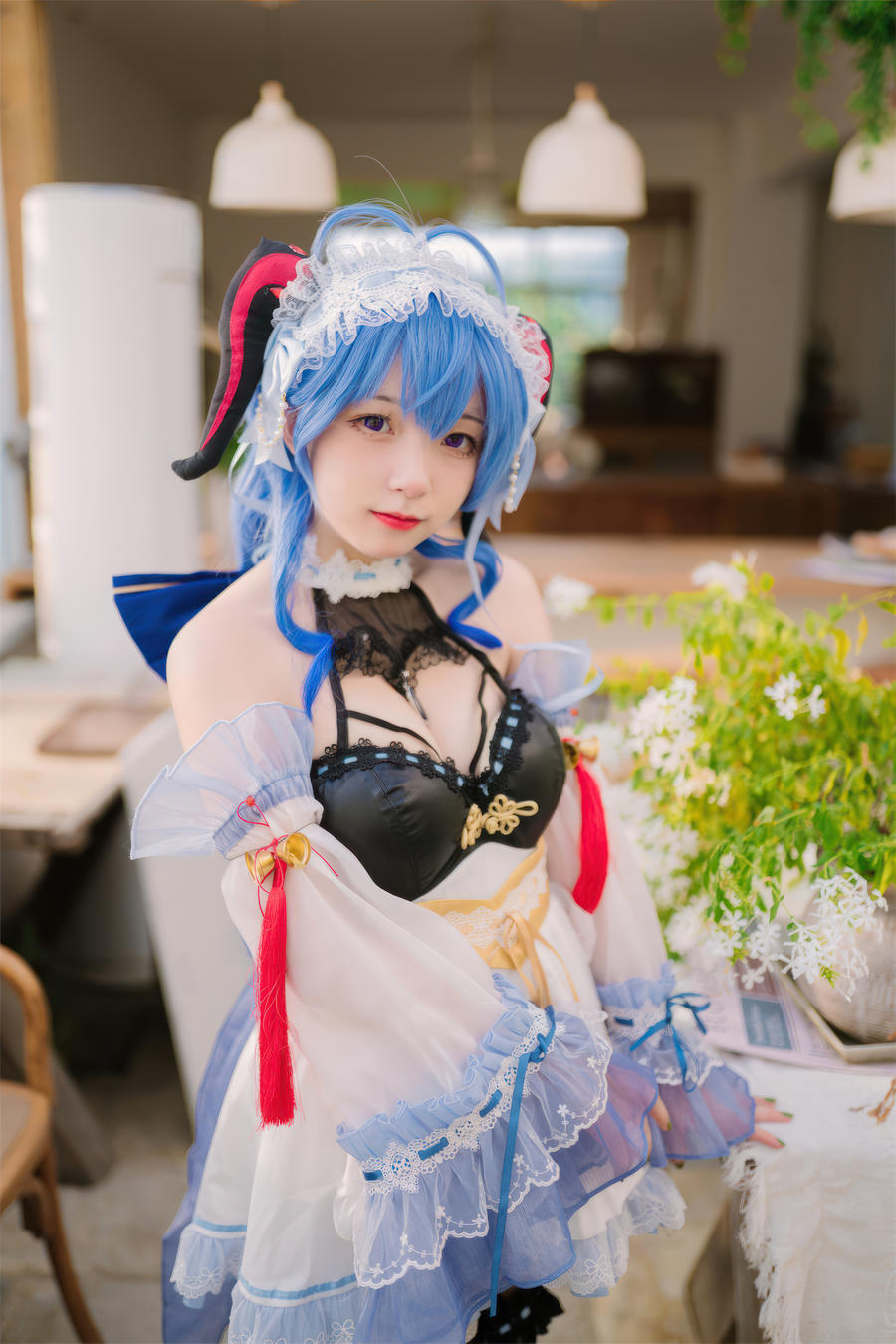 花铃 No.045 – 原神 甘雨女仆 [41P]-道友图库