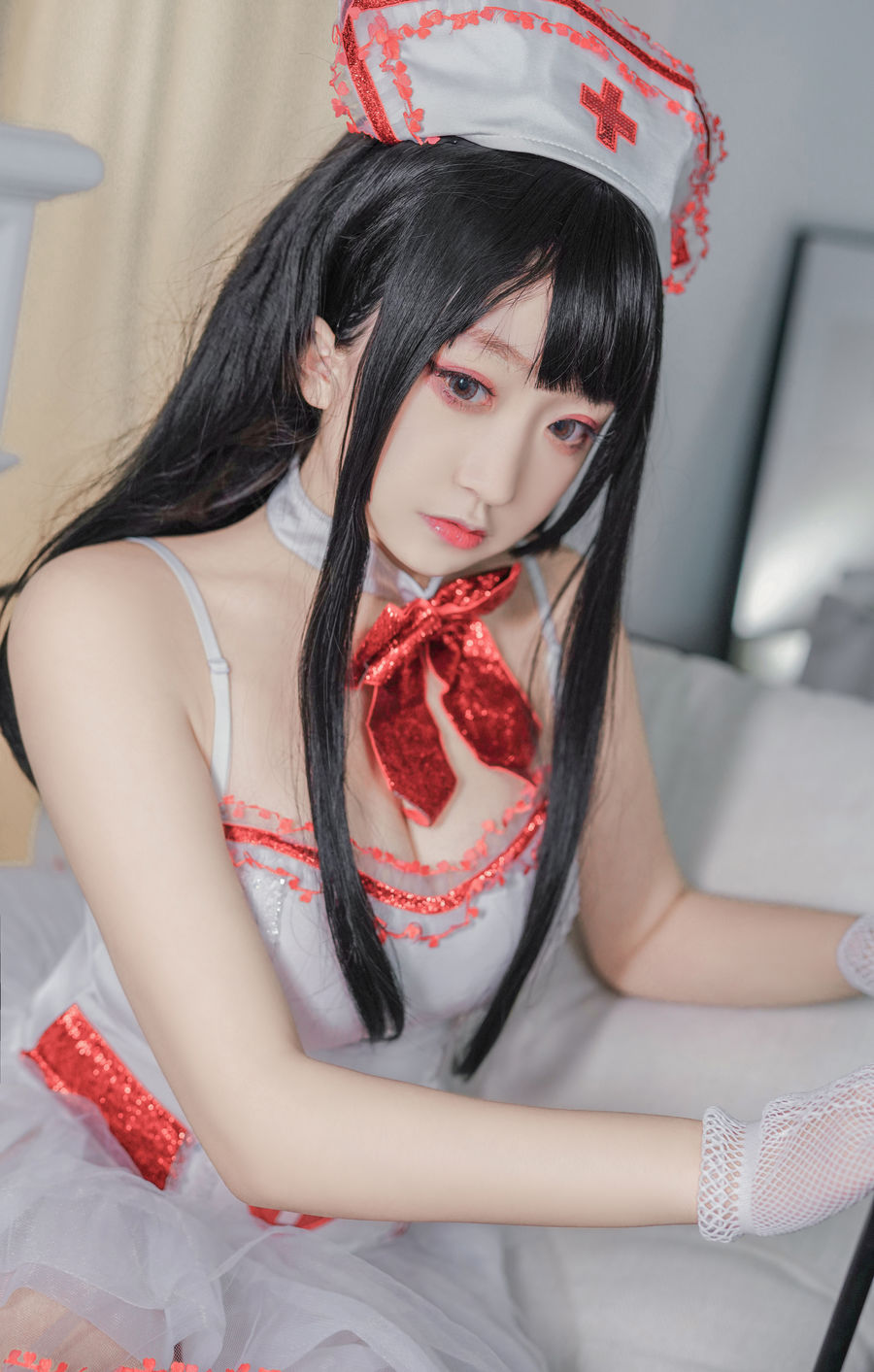 恩田直幸(桃夭葵) No.002-蕾丝护士 [42P]-道友图库