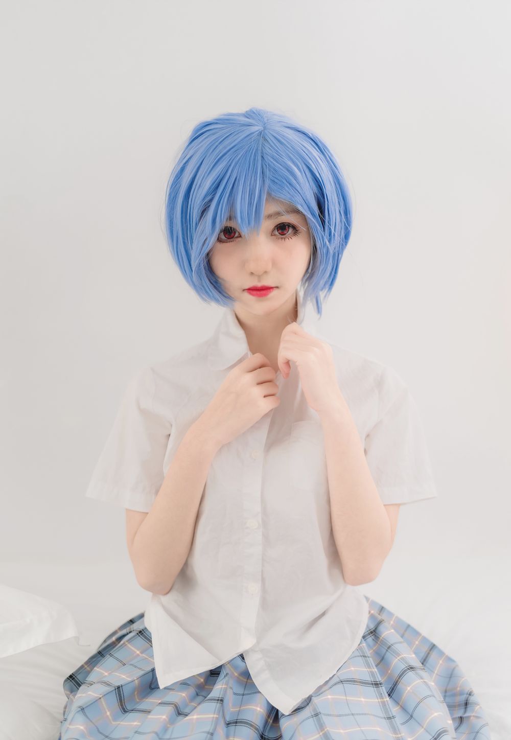 椎名莜(日奈娇) No.025-绫波丽制服 [23P]-道友图库