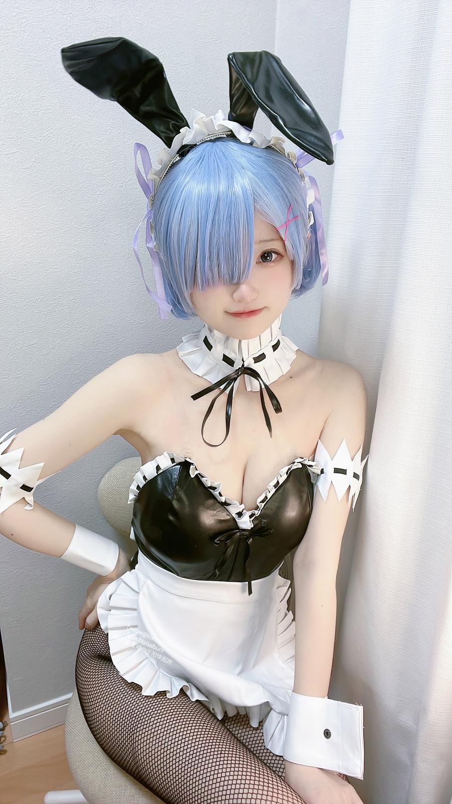 千阳(ちよ) No.054-バニーレムりん [15P]-道友图库