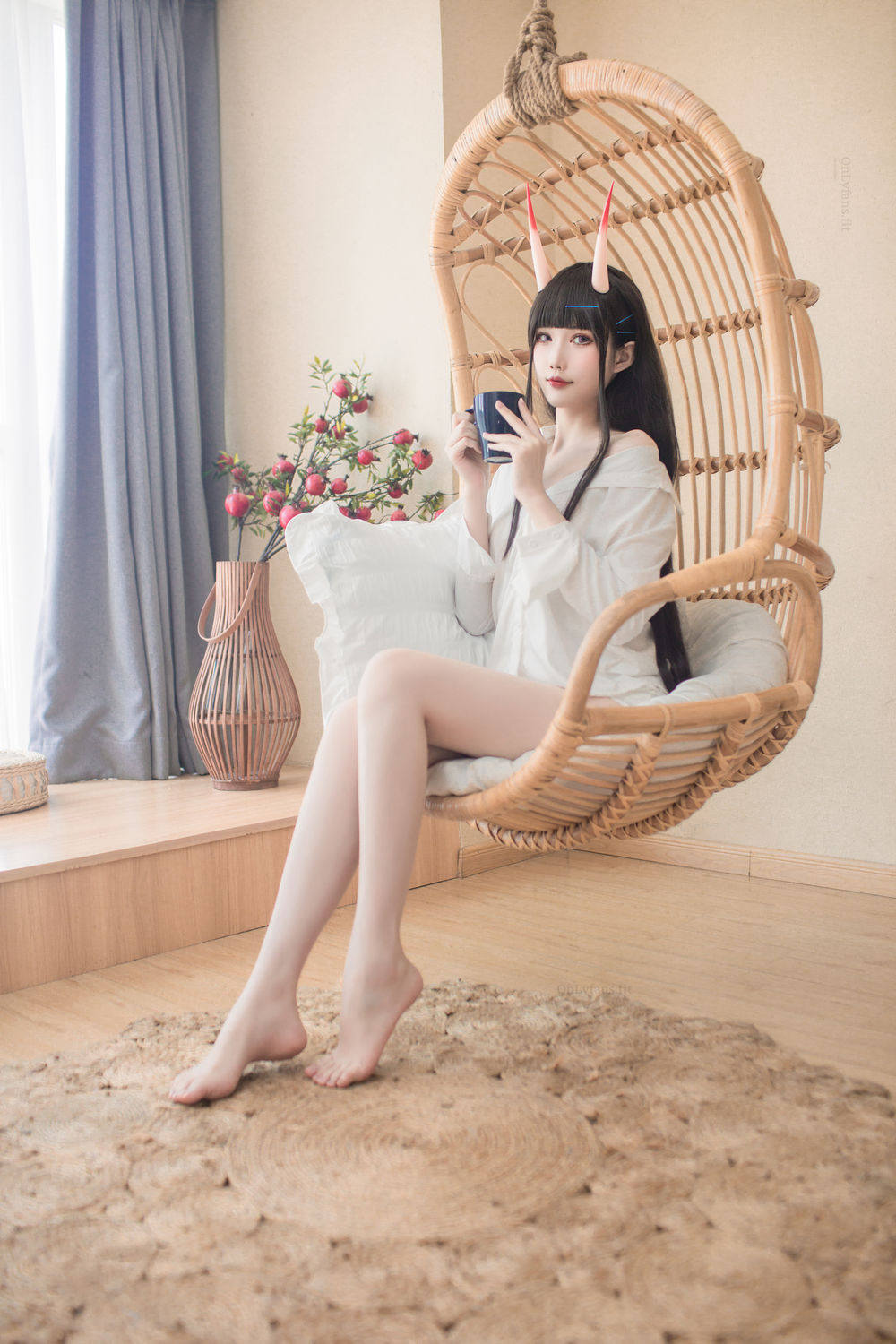花兮_honoka [ No.003-能代 宁静的六叠间 [18P]-道友图库