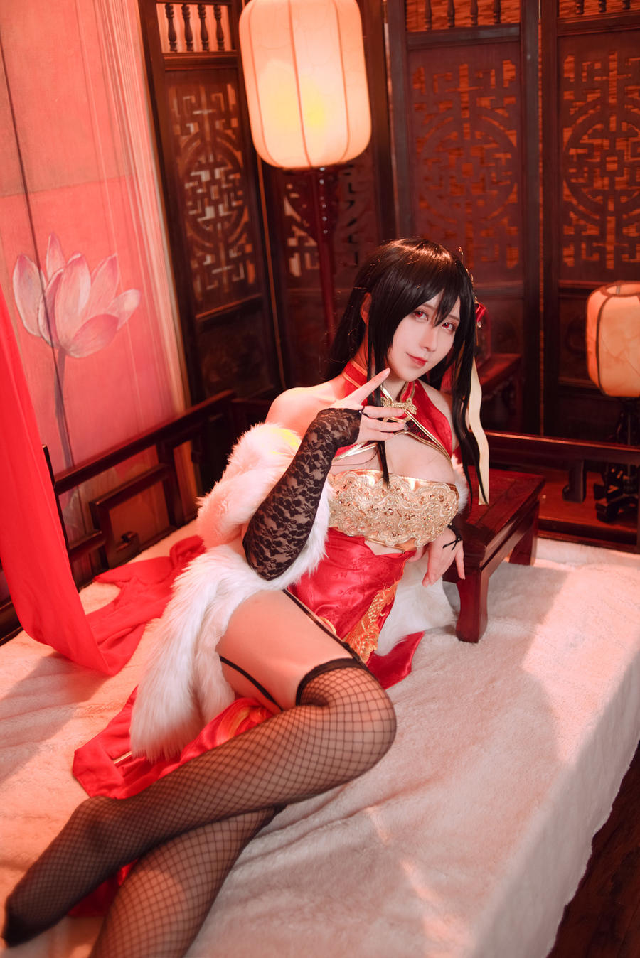 九曲Jean No.041-大凤旗袍 [24P]-道友图库