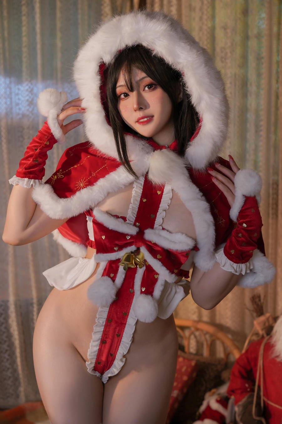 Natsuko_夏夏子 No.022 – 2023圣诞雪精灵 [48P 1V]-道友图库