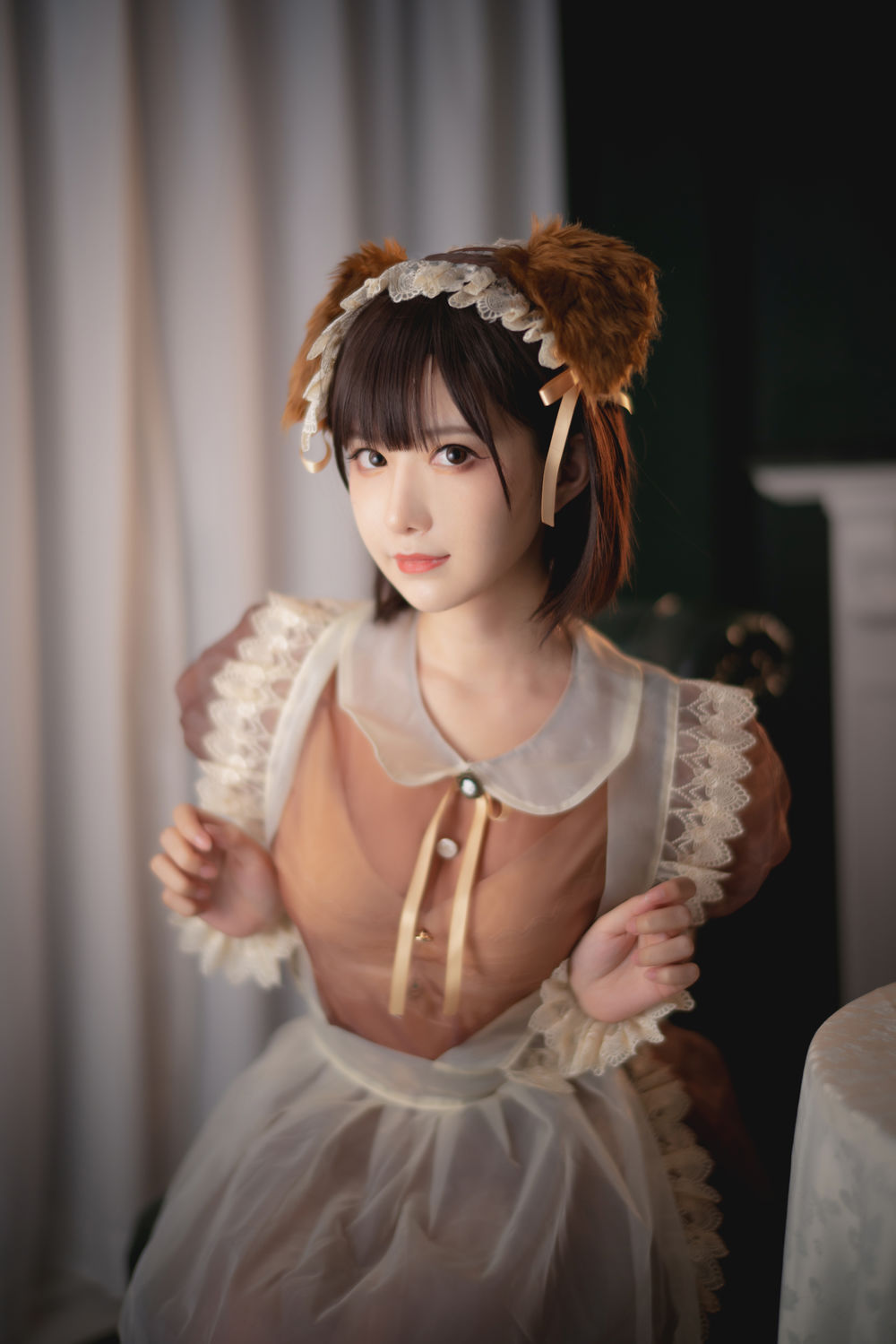 Shika小鹿鹿 No.076-透明女仆 [22P]-道友图库
