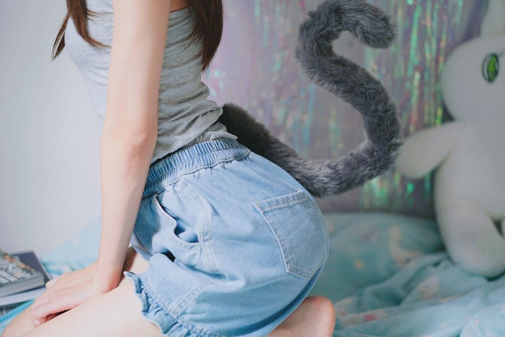 眼酱大魔王w No.018-灰尾猫系 [14P]-道友图库