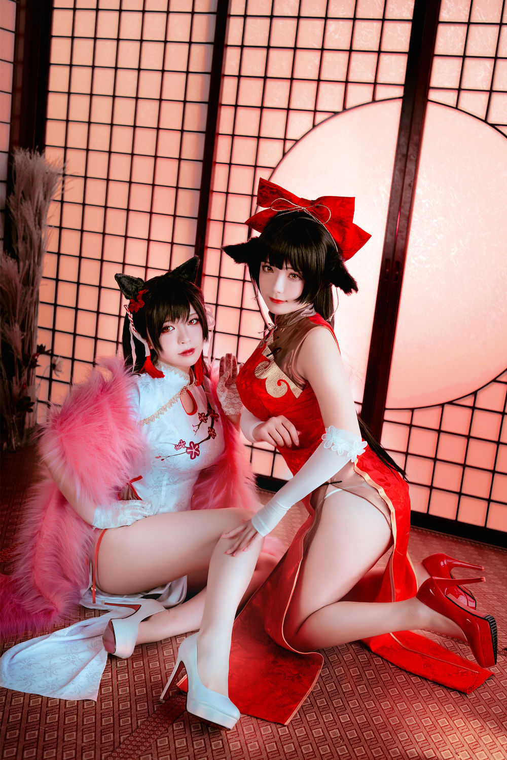 半半子 No.006-愛宕x高雄,チャイナ服 – 半半子 Banbanko、婉Yue [35P 1V]-道友图库