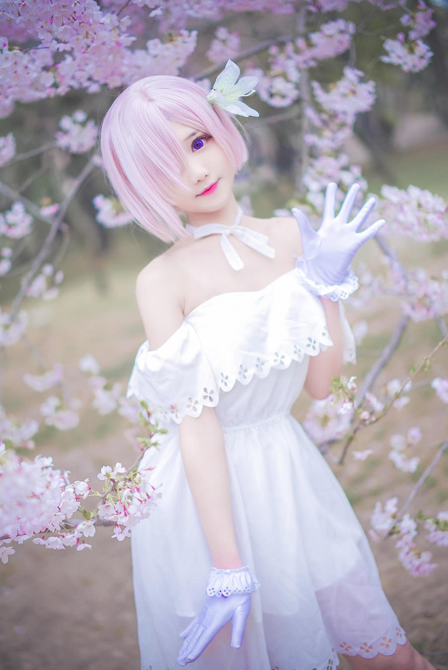 羽天Shine No.052-FGO 玛修二周年礼服 [10P]-道友图库