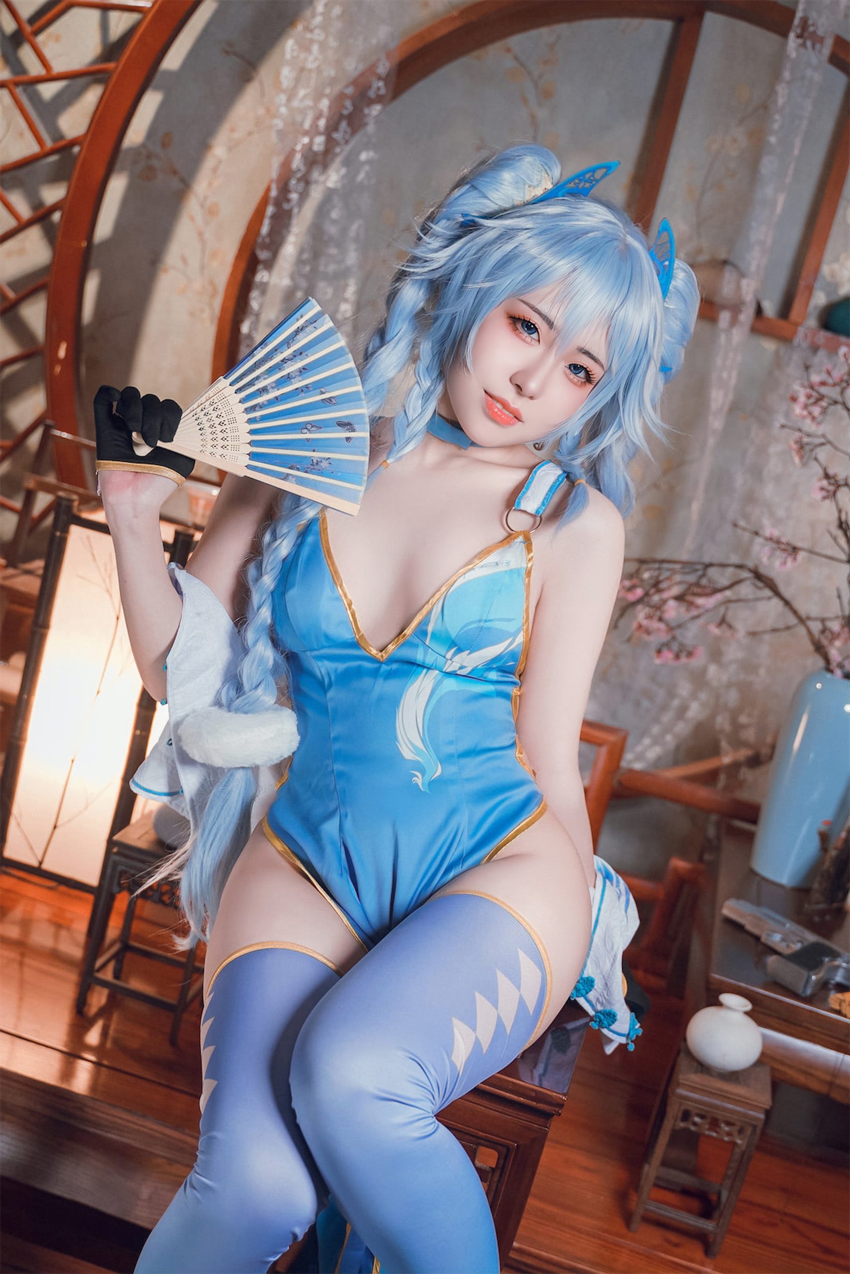虎森森 No.019 – 少女前线 翠雀媚 [40P]-道友图库