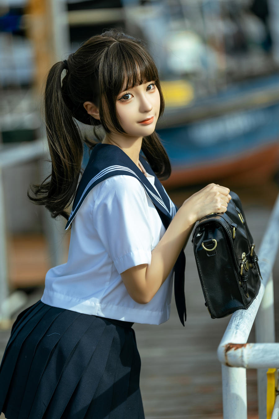 蠢沫沫 No.210-海风 [19P]-道友图库