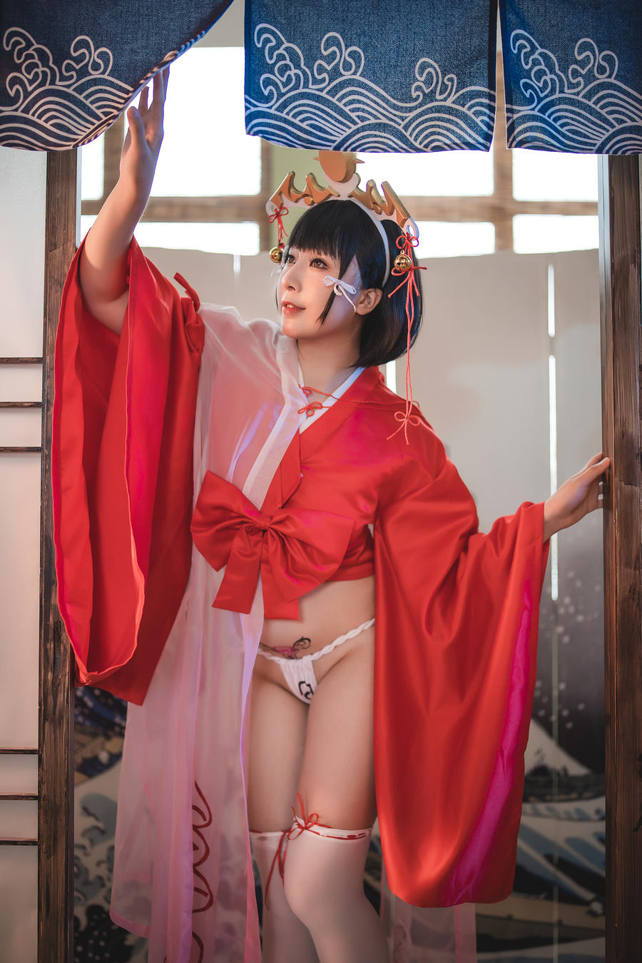 小容仔咕咕咕w No.016-黑兽巫女 辉夜 [31P]-道友图库