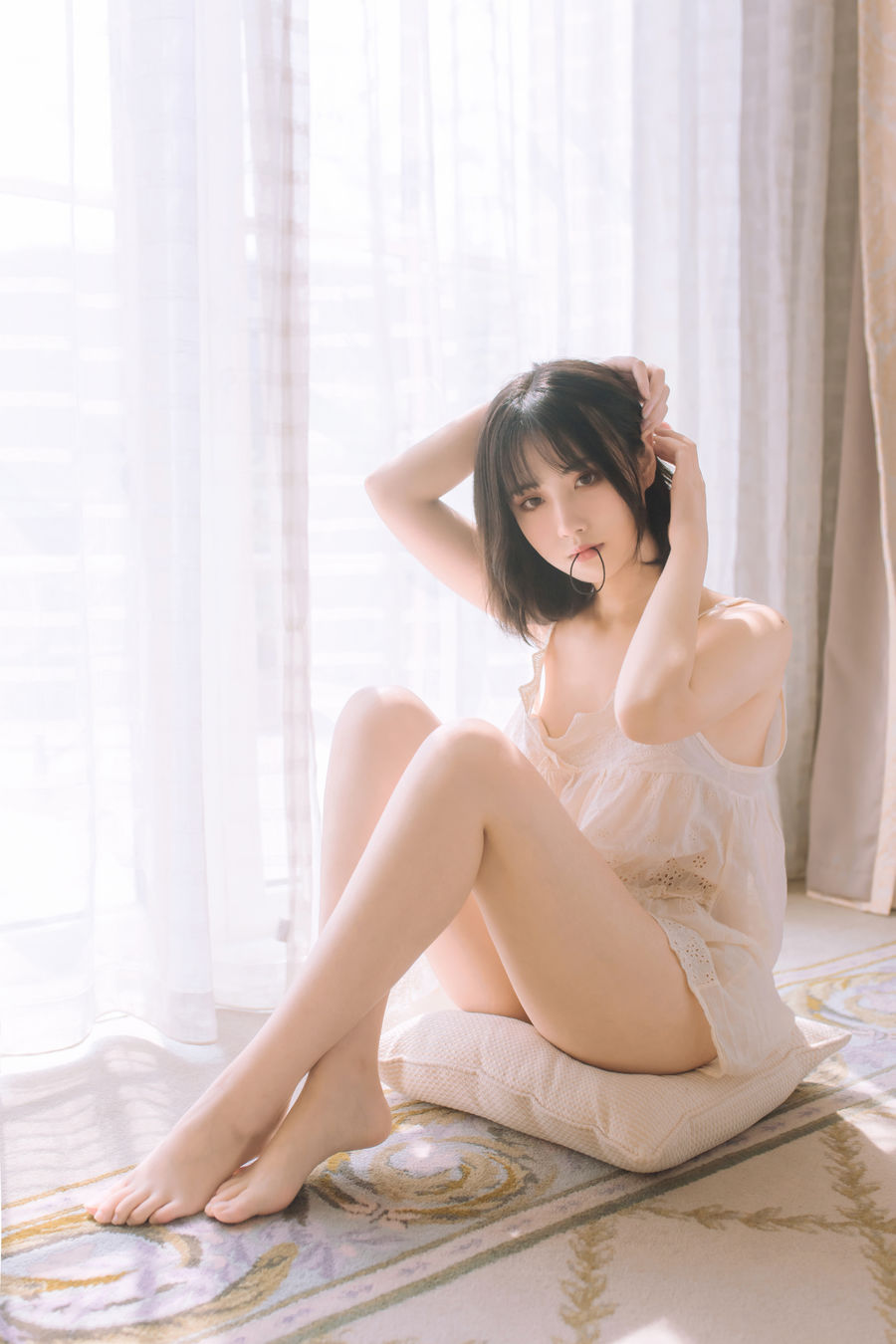 念雪ww No.014-白色吊带 [55P]-道友图库
