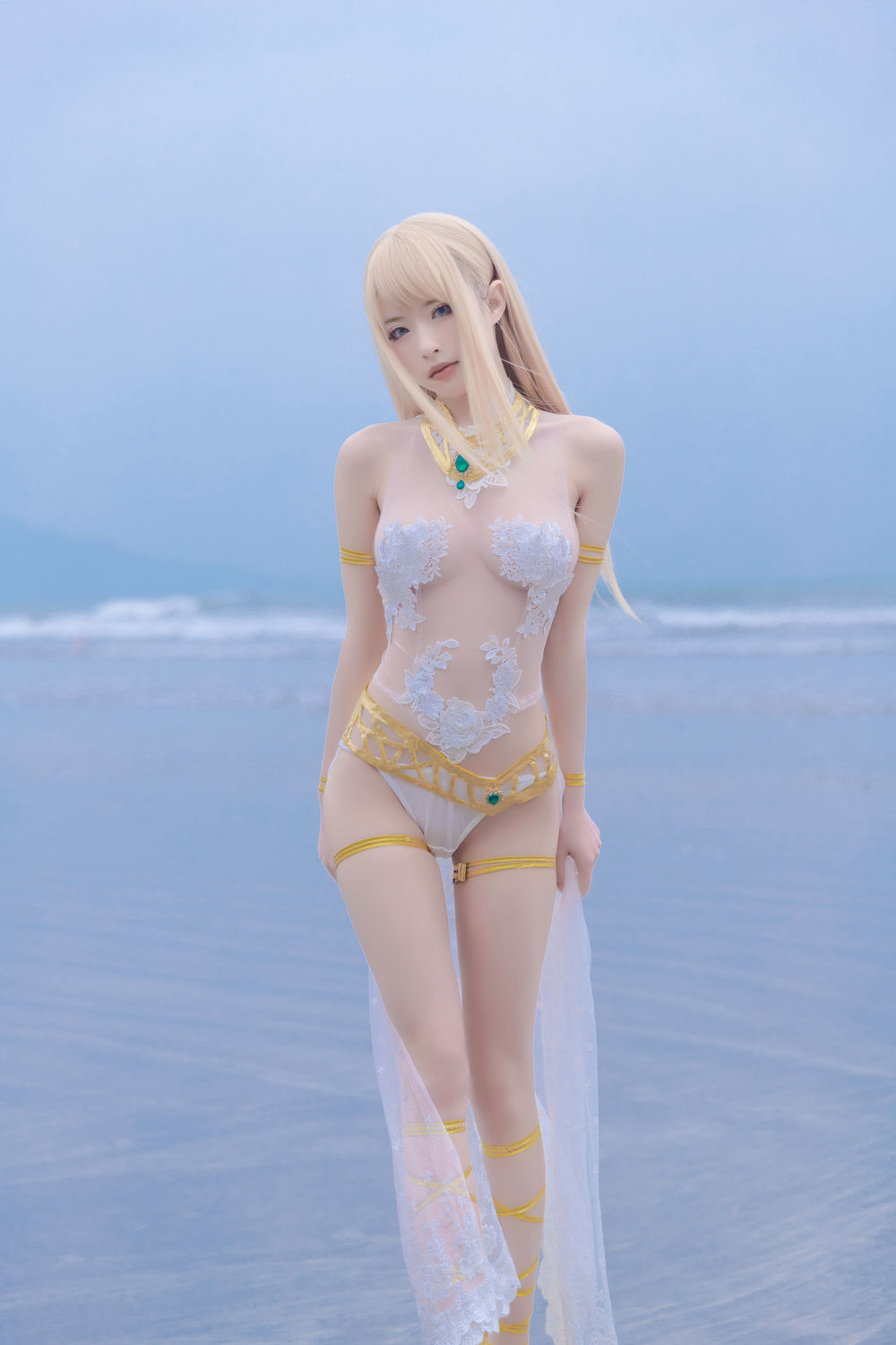 清水由乃 No.023-玛丽萝丝 白色泳衣 [33P]-道友图库