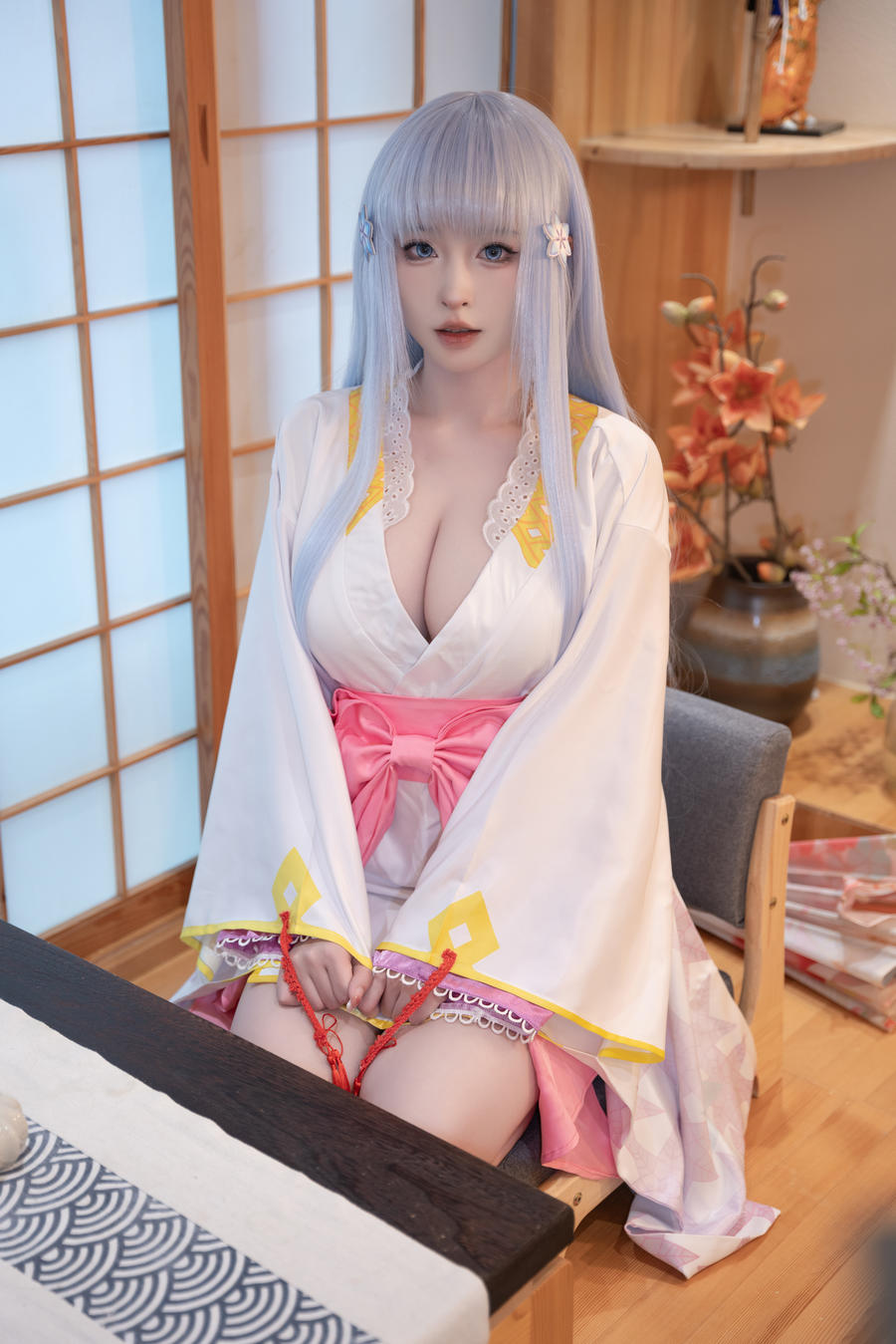 清水由乃 No.055 – 美少女万华镜 雪女原服 [58P]-道友图库