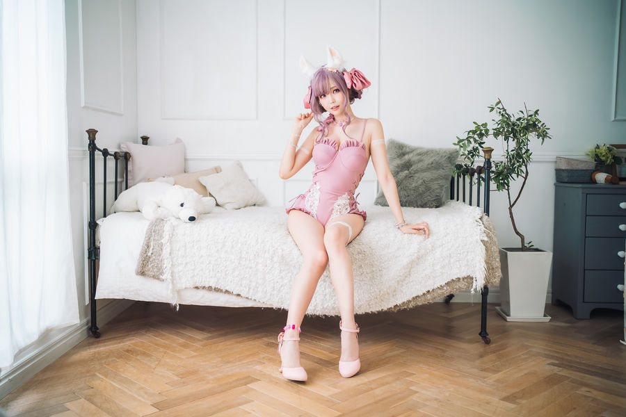 ElyEE子 No.039-Fluffy Summer – pink [54P]-道友图库