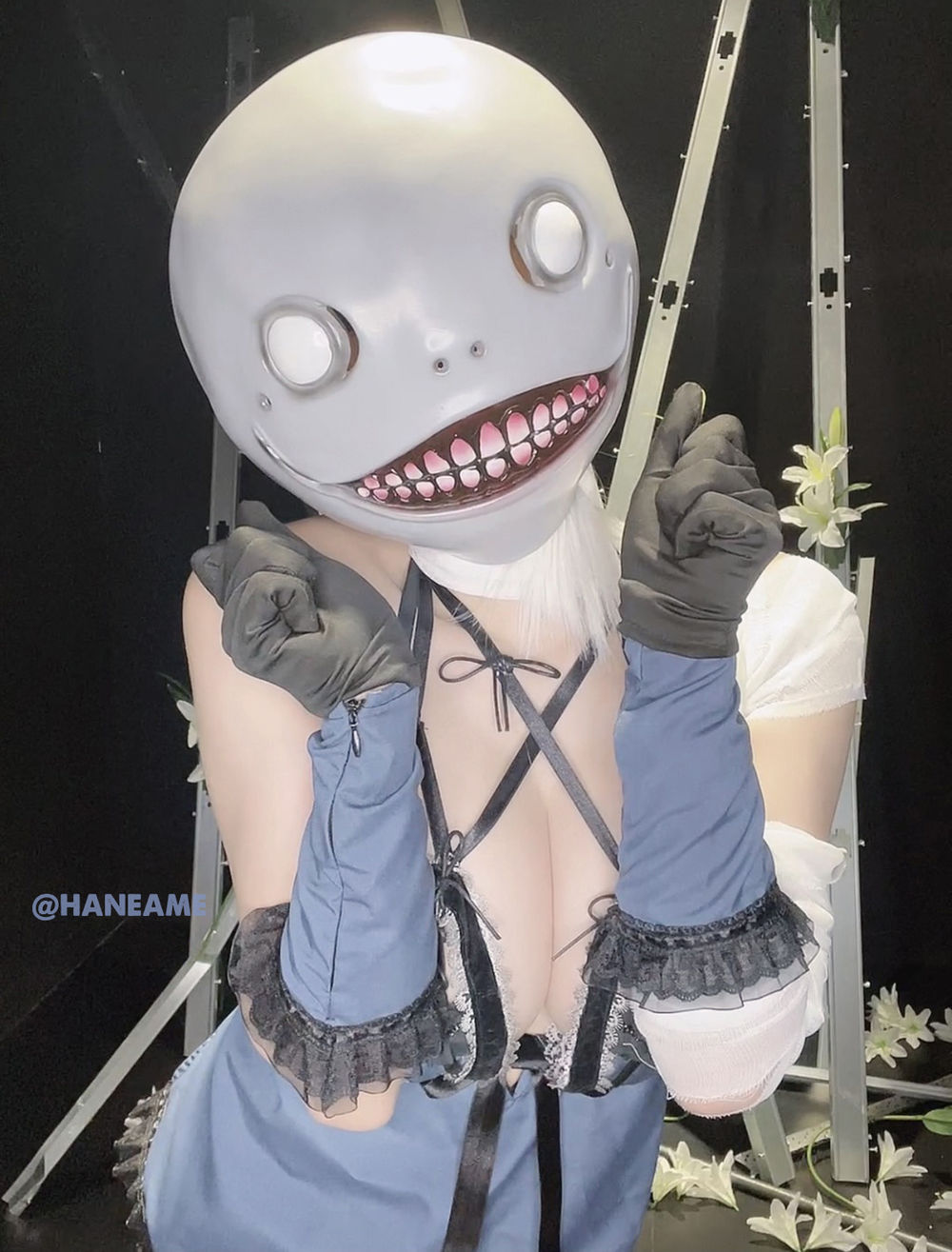雨波_HaneAme No.171-NIER KAINE 尼尔 凯宁 [28P]-道友图库
