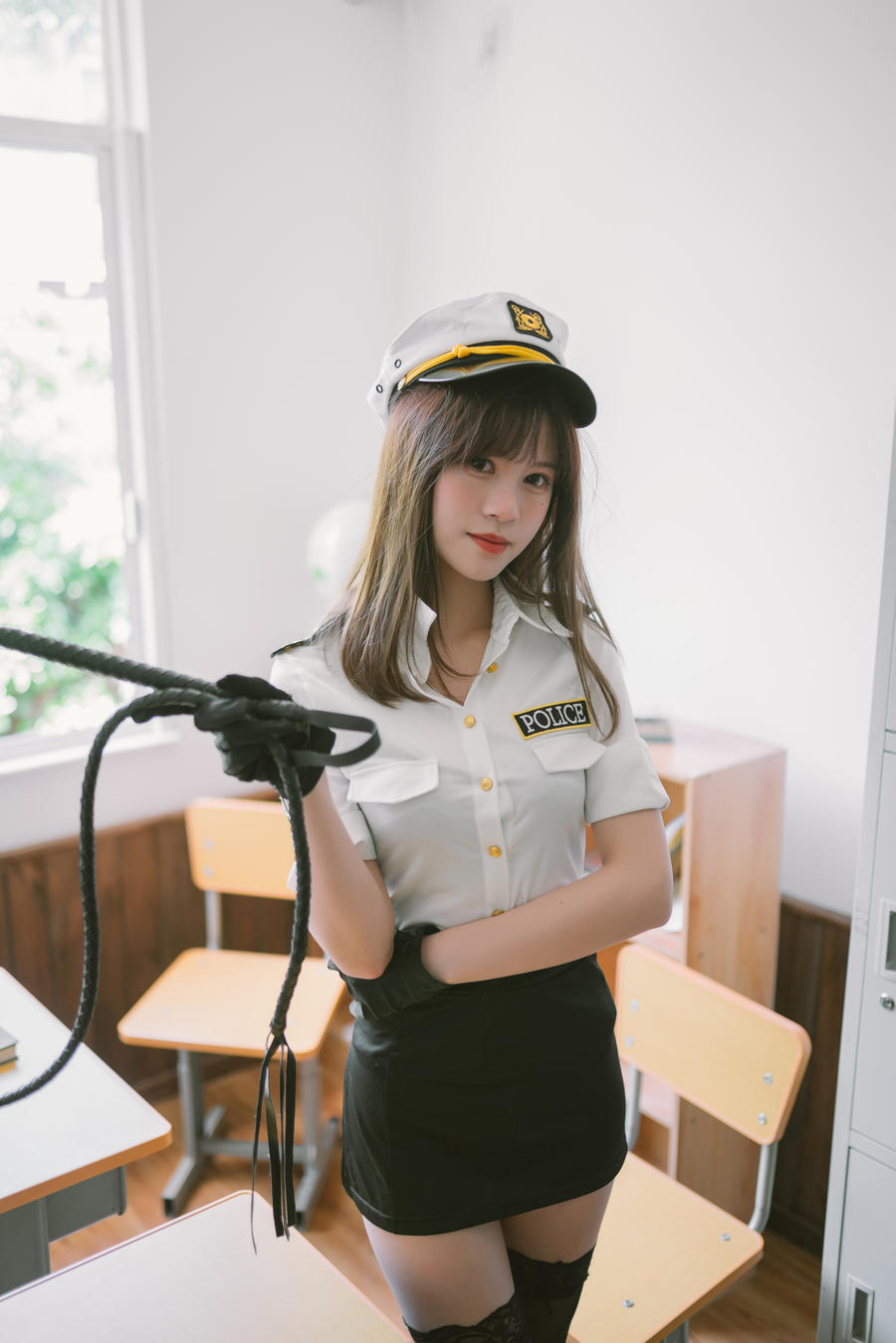 星黛鹿鹿i(千反田鹿子) No.001-日常女警 [33P]-道友图库