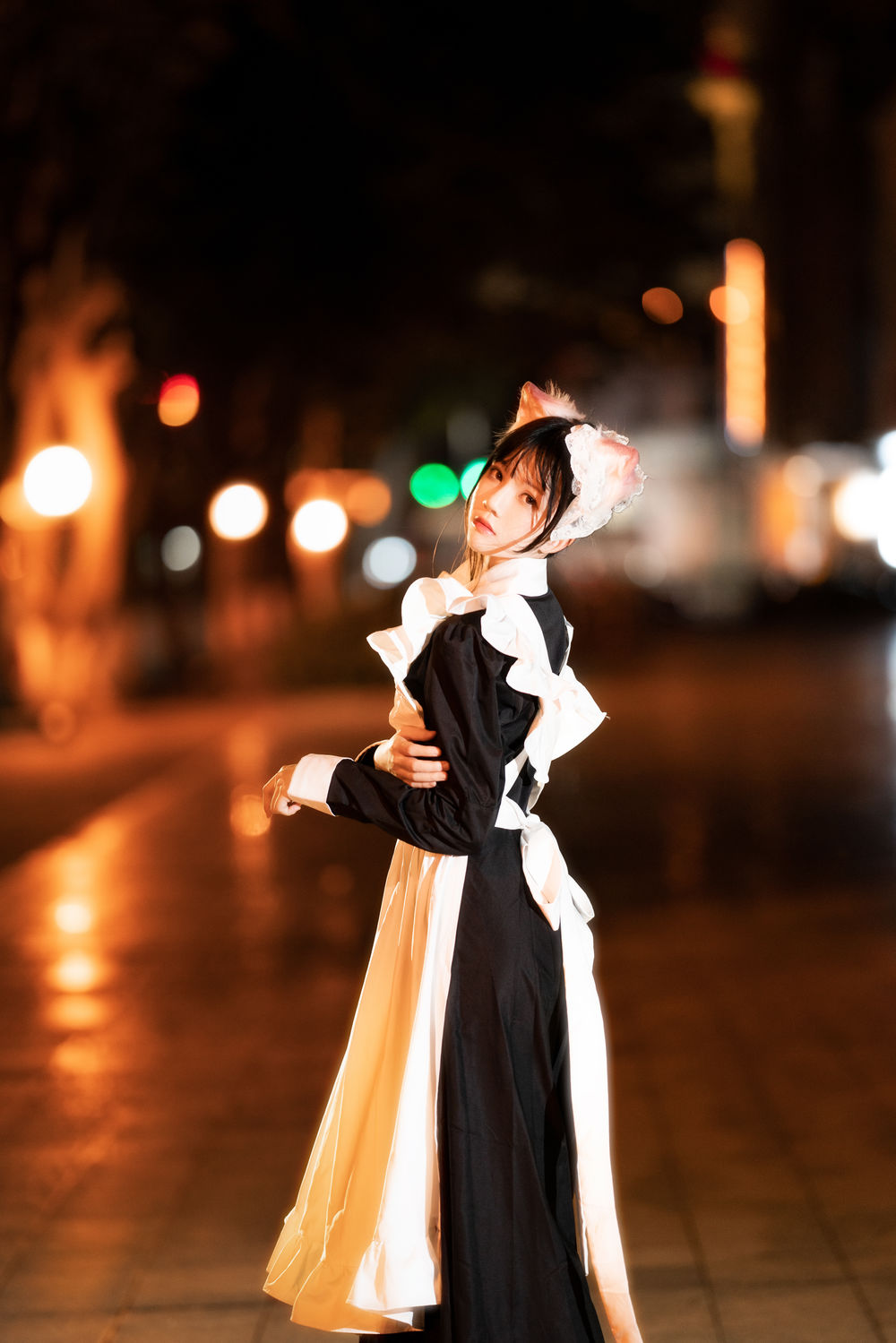 桜桃喵 No.154-长裙妹抖（夜） [19P]-道友图库