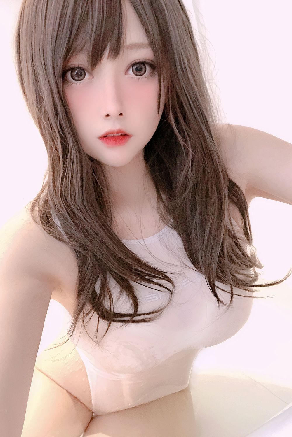 念念_D No.001-白色竞泳 [20P]-道友图库