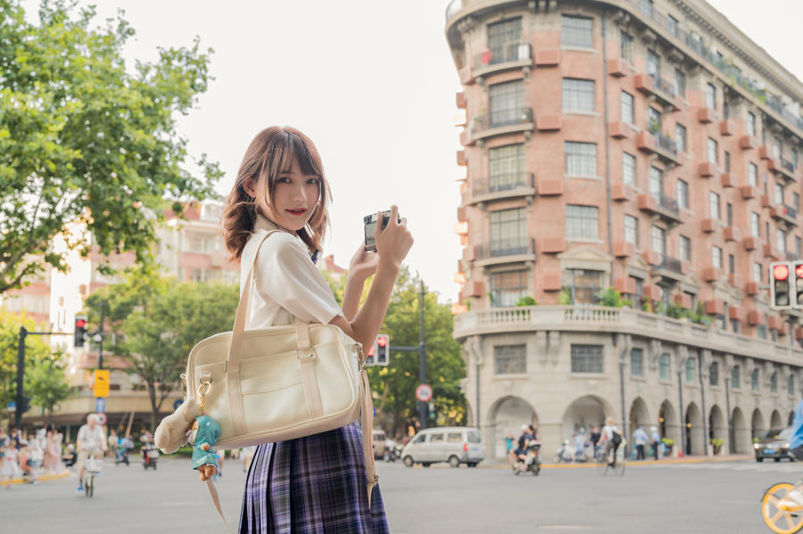 兔子Zzz不吃胡萝卜 No.047-文艺少女 [23P]-道友图库