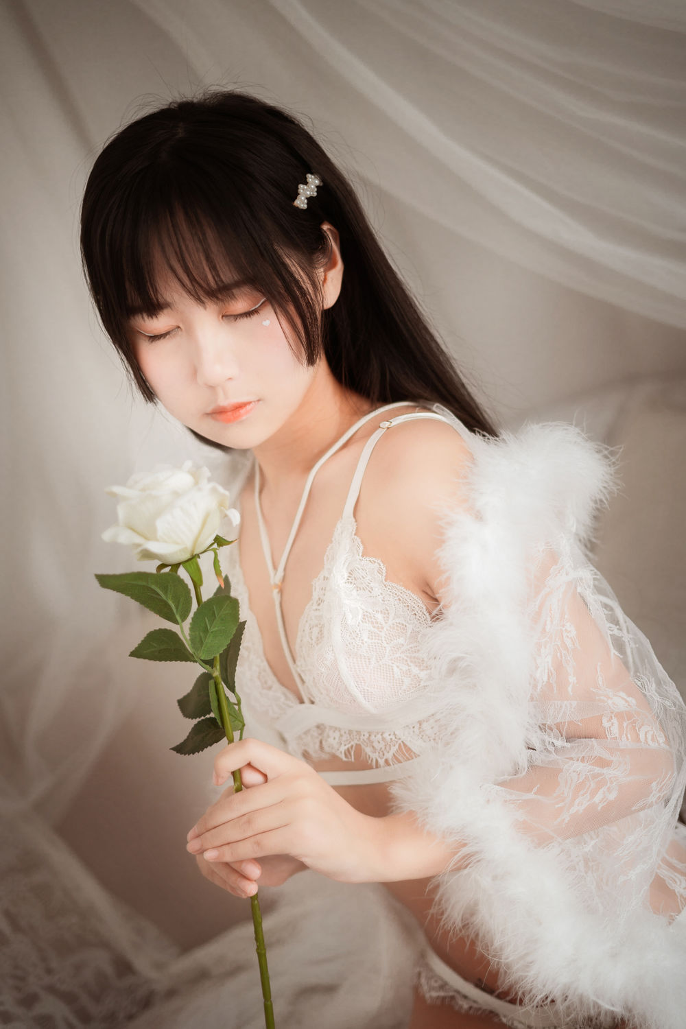 萌芽儿o0 No.004-毛绒内衣 [27P]-道友图库