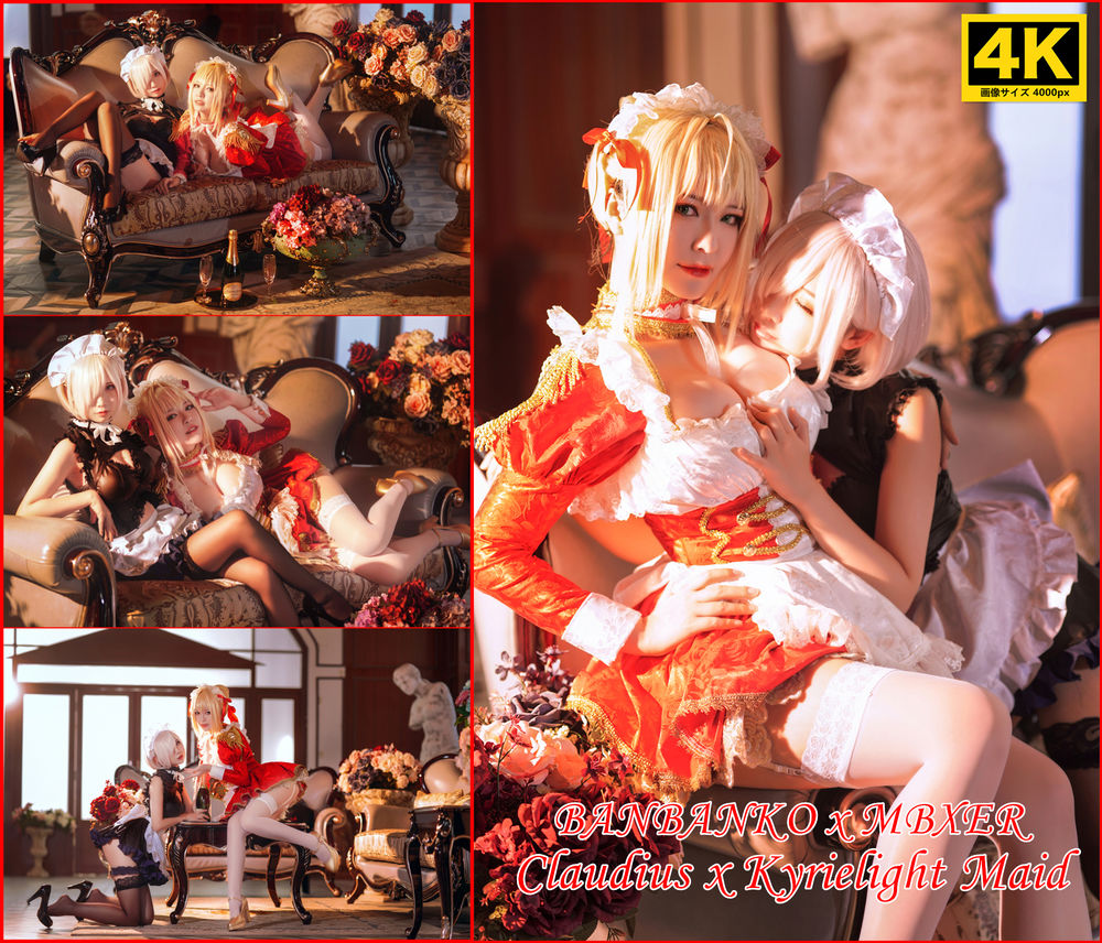 半半子 No.002-Claudius x Kyrielight Maid – 半半子X面饼仙儿 [22P]-道友图库