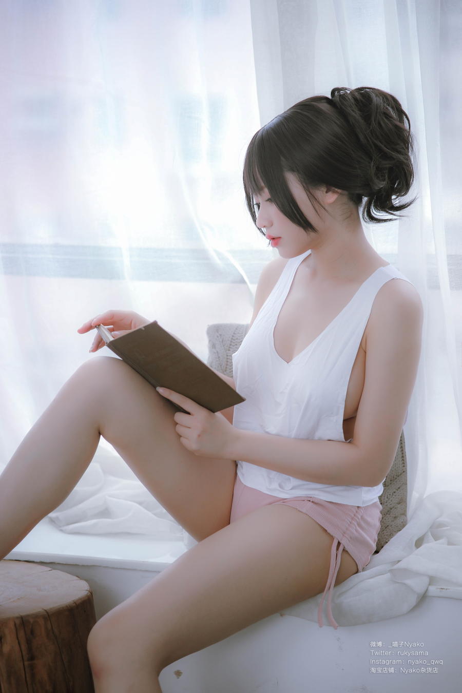 Nyako喵子 No.059-隣のやばいお姉さん 背心 [78P 1V]-道友图库