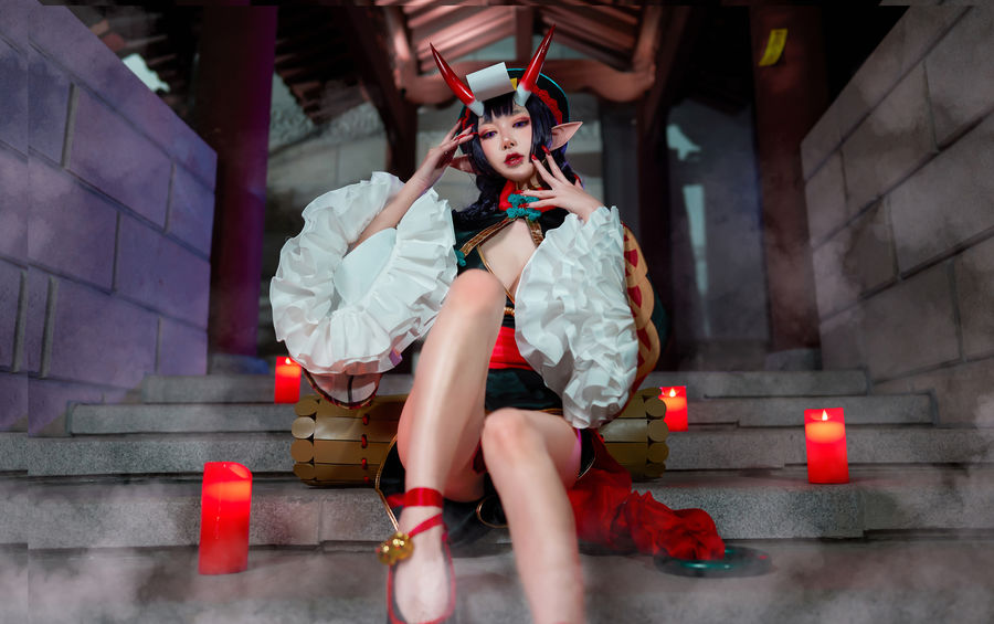 阿包也是兔娘 No.001-酒吞童子 [9P]-道友图库