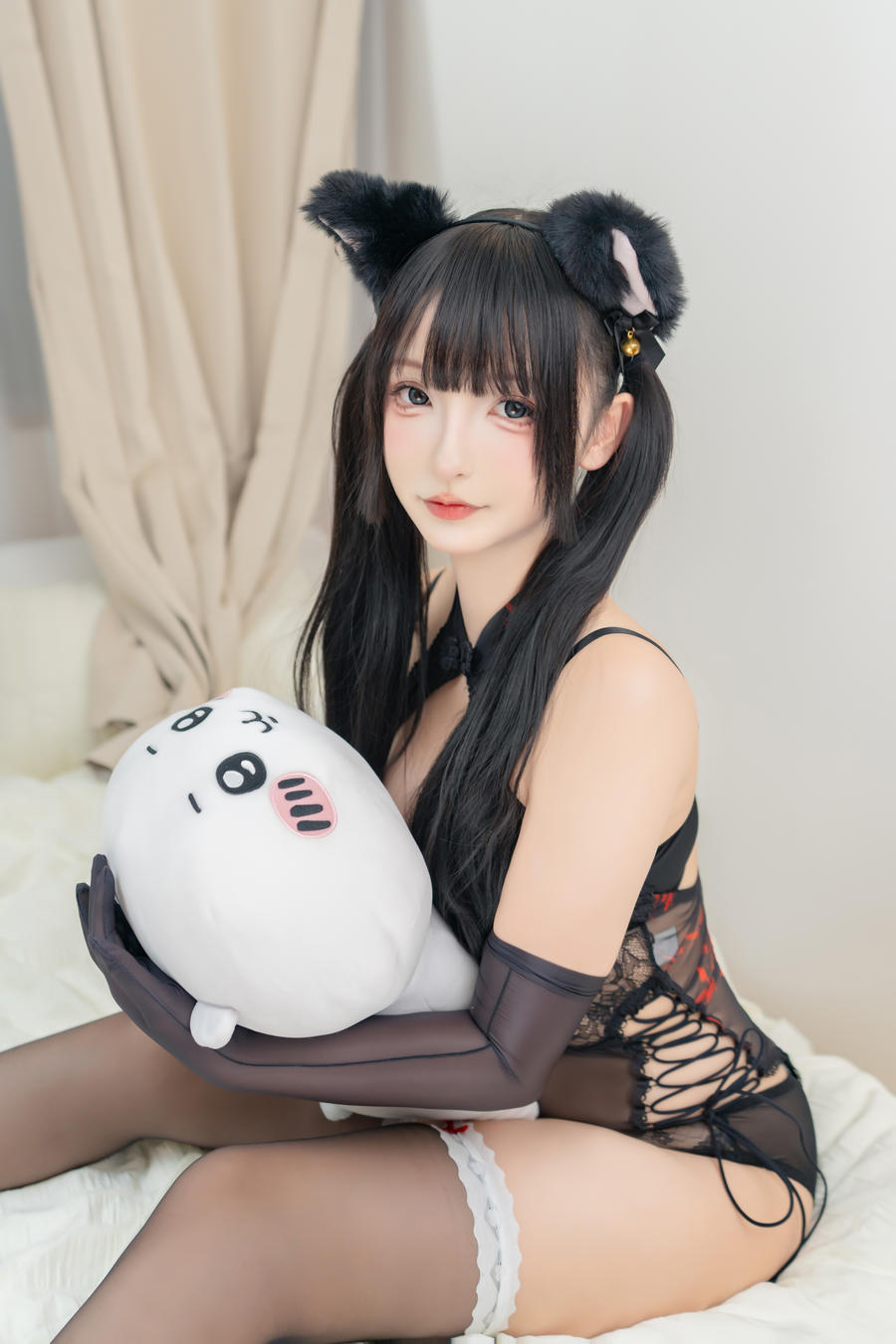 神楽坂真冬 No.202 – 黑猫诱惑 [75P 2V]-道友图库