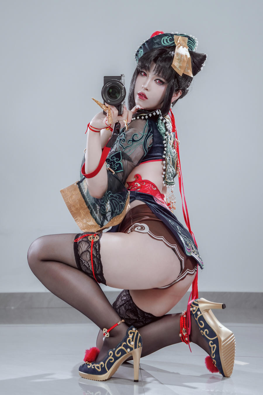 半半子 No.069 – 玉玲珑 僵尸娘 [24P 2V]-道友图库