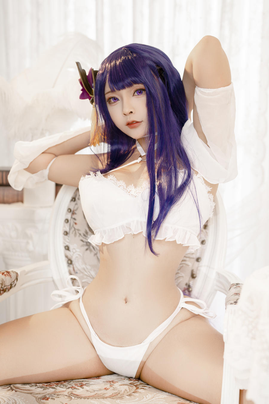 Sally Dorasnow No.050 – Raiden Yae (&Sayo Momo) [20P]-道友图库