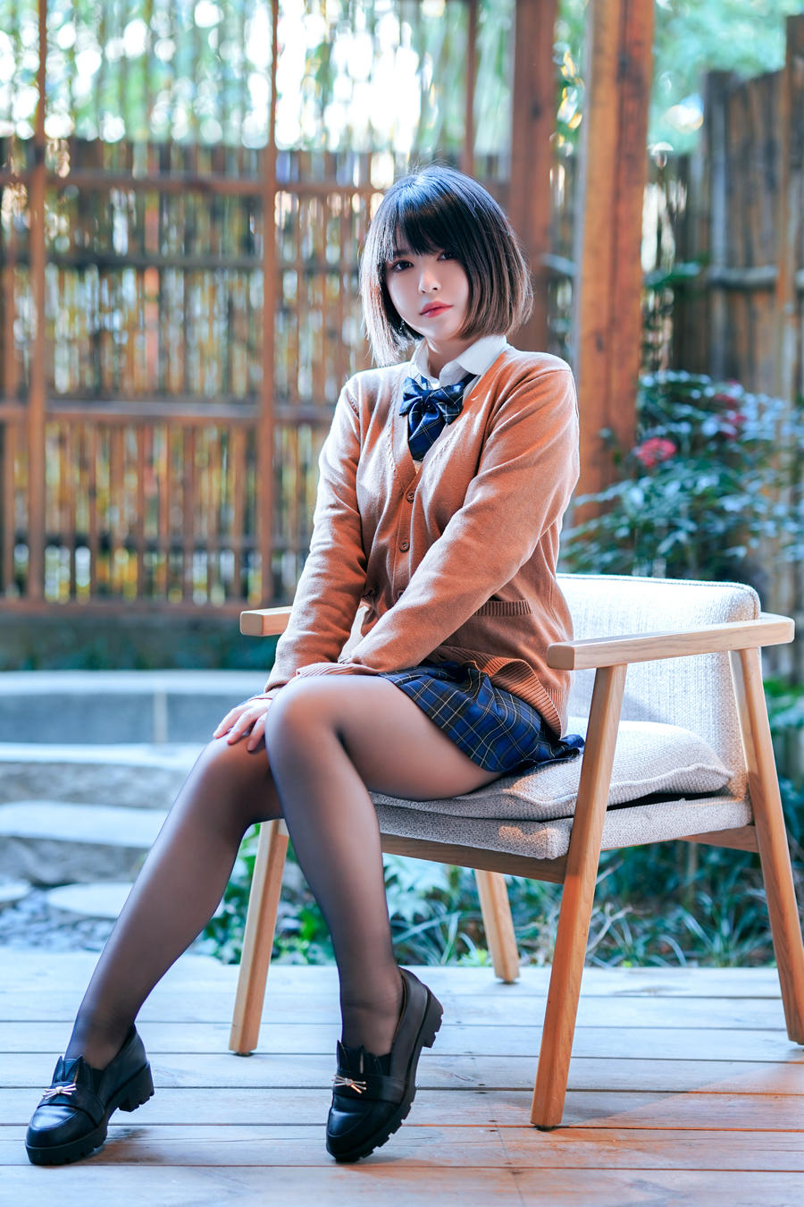 半半子 No.056 – 彼女の制服 Vol.02 [58P]-道友图库