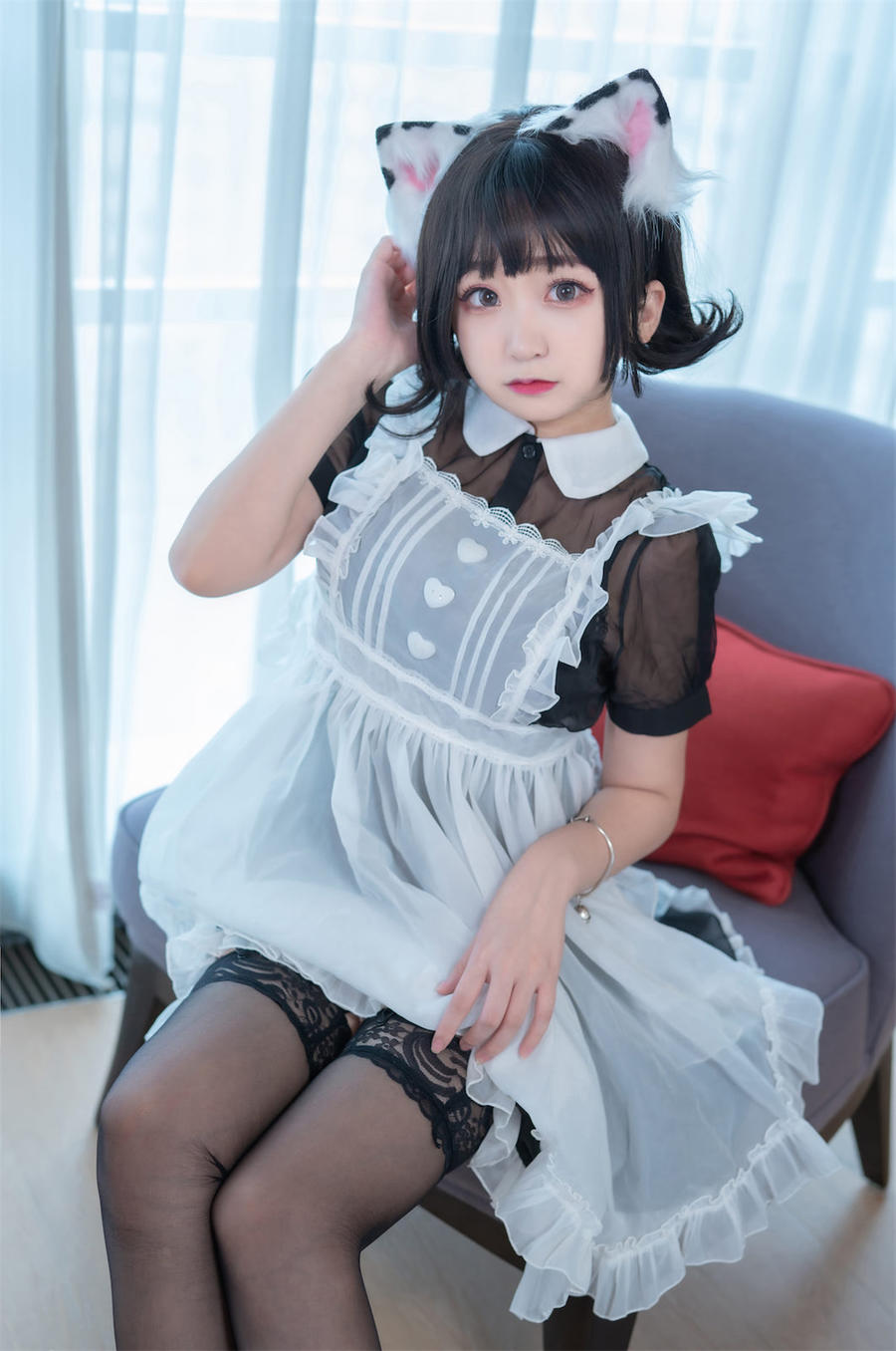 恩田直幸(桃夭葵) No.034-奶牛猫女仆 [46P]-道友图库