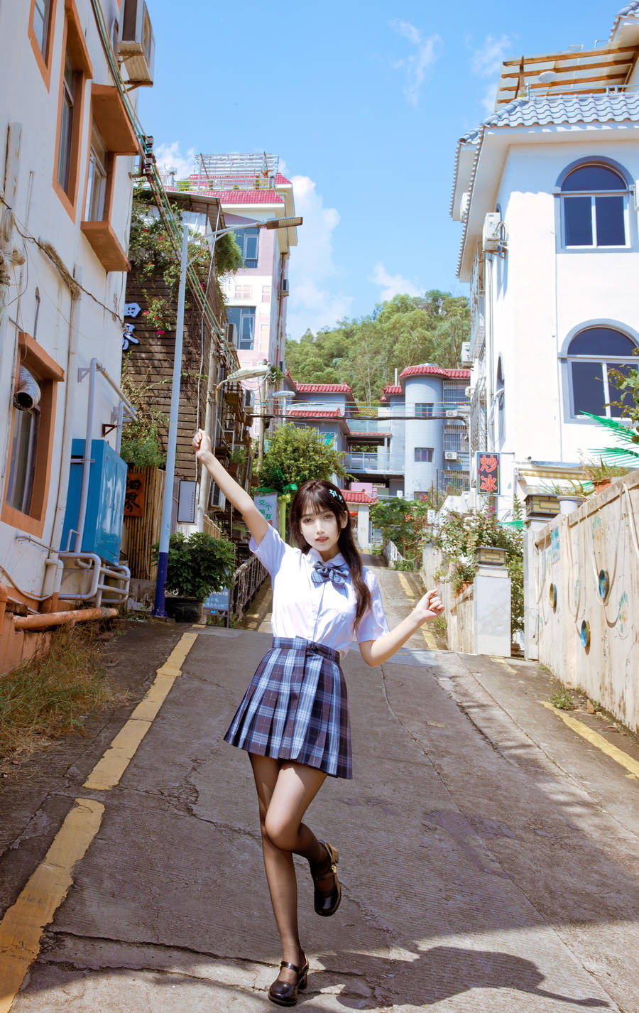 不呆猫 No.061 – 泳衣JK学妹 [59P 1V]-道友图库