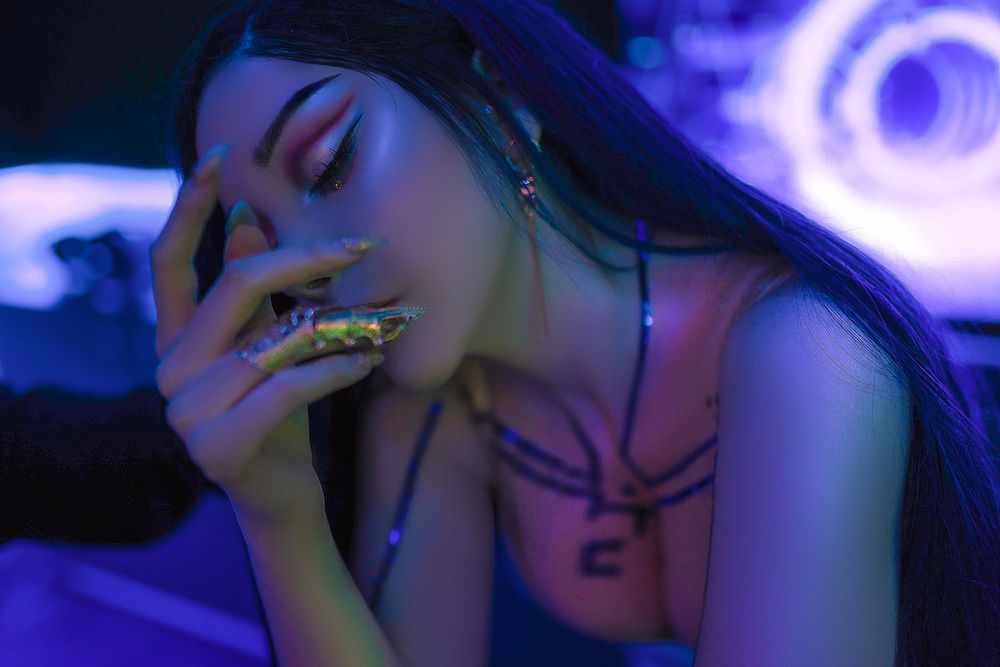 Sayathefox No.016-Cyberpunk Dress [15P]-道友图库