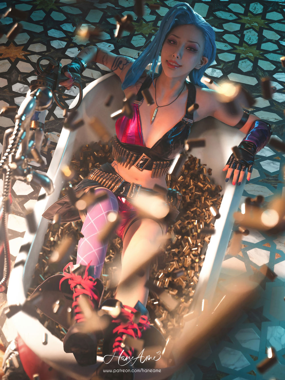 雨波_HaneAme No.167-League of Legends JINX 英雄联盟 暴走萝莉 [26P]-道友图库