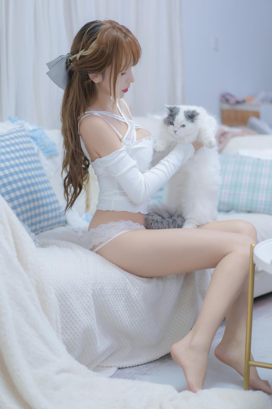 过期米线线喵 No.109-我和猫 [90P]-道友图库