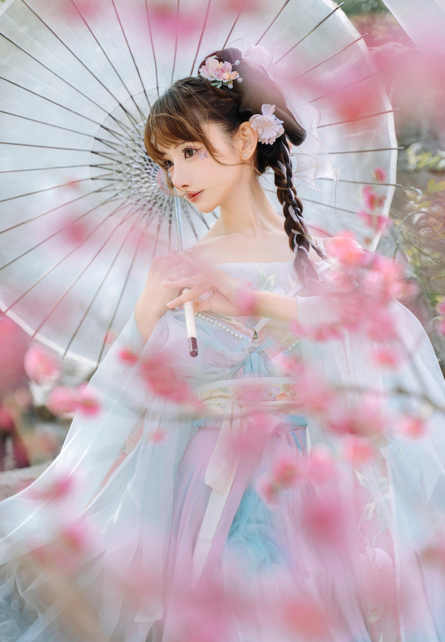 紫氯氯 [ No.007 – 二月梅花 [18P]-道友图库