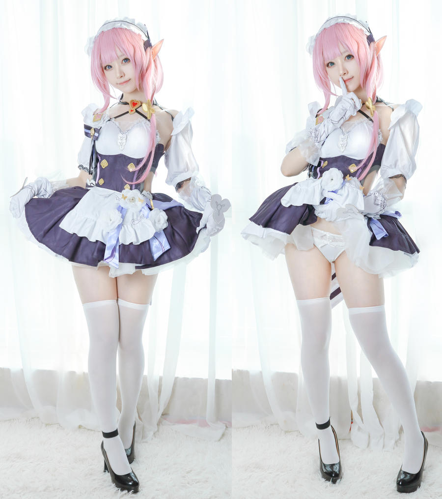 朝霧愛 No.005 – 原神 Elysia 爱莉希雅 [25P]-道友图库