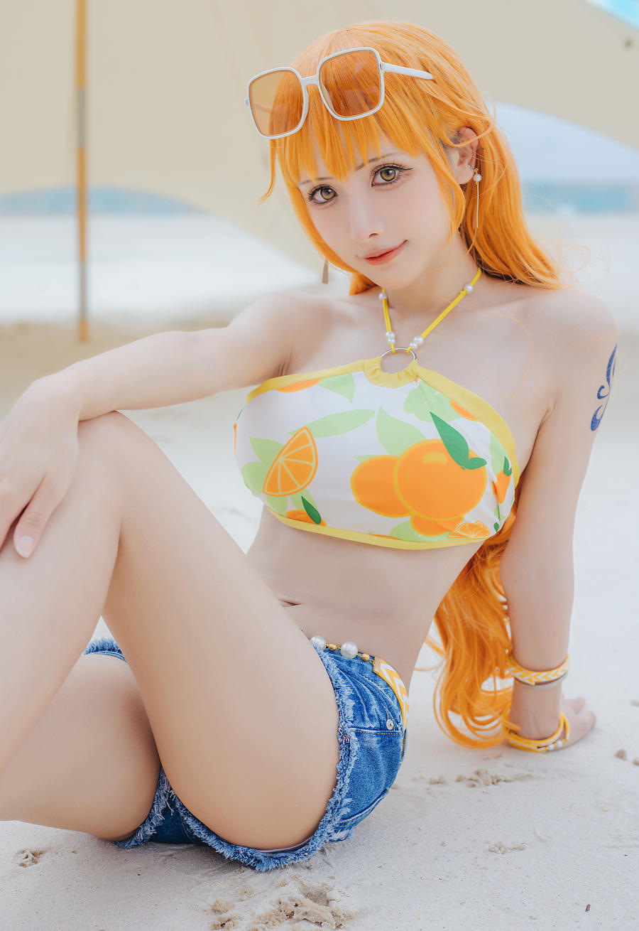 紫氯氯 [ No.017 – 海贼王 娜美 [9P]-道友图库
