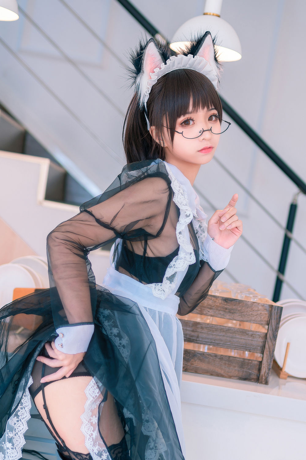 蠢沫沫 No.027-女仆萝莉 [41P]-道友图库