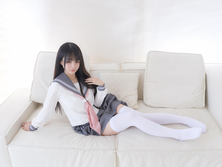 桜井宁宁(宁宁子同学) No.083 – 白丝JK [85P]-道友图库