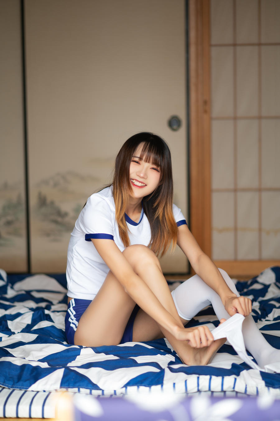 兔子Zzz不吃胡萝卜 No.038-体操服少女 [36P]-道友图库