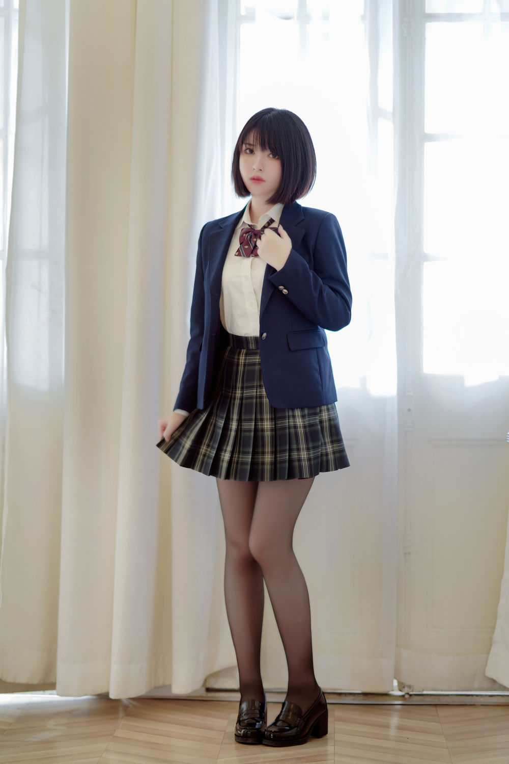 半半子 No.021-彼女の制服姿が好き [54P]-道友图库