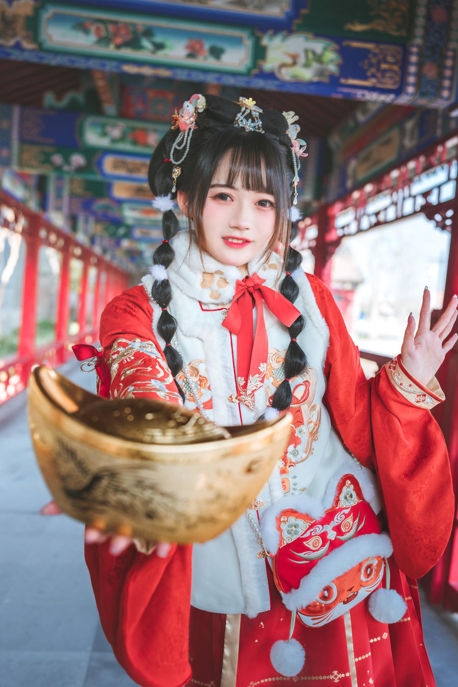 兔子Zzz不吃胡萝卜 No.024-可爱新年 [26P]-道友图库