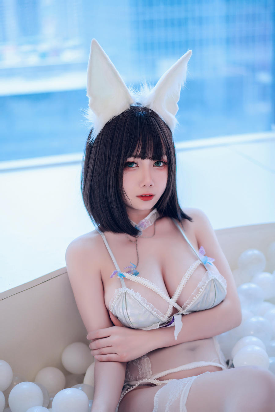 末夜787 No.013 – 猫娘衣橱 珍珠内衣 [36P 2V]-道友图库