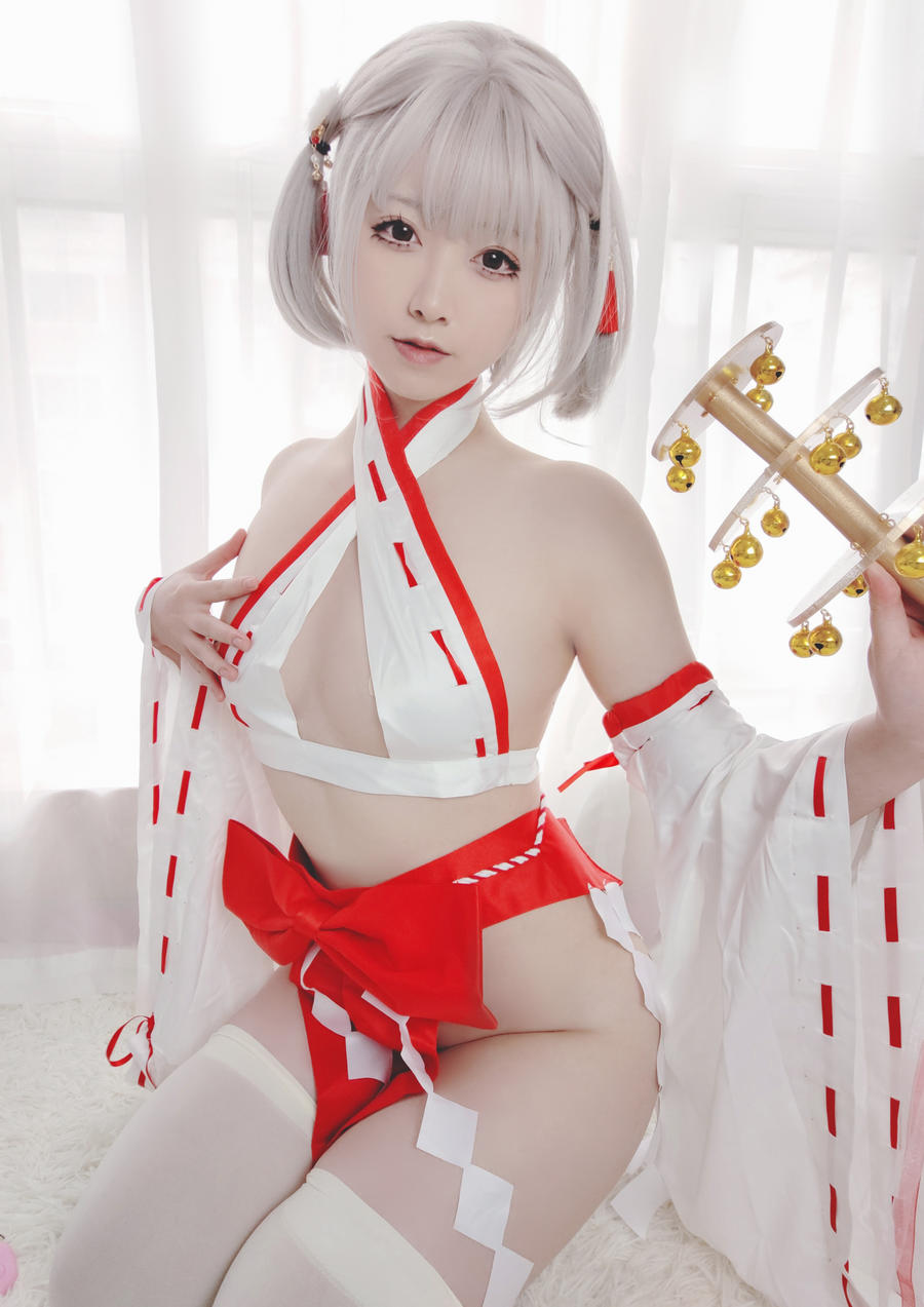 朝霧愛 No.017 – 巫女 [40P]-道友图库